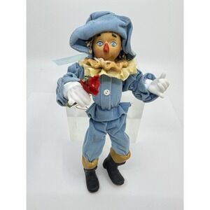 Wizard of Oz Scarecrow Porcelain Ornament Kurt Adler 1987 Vintage
